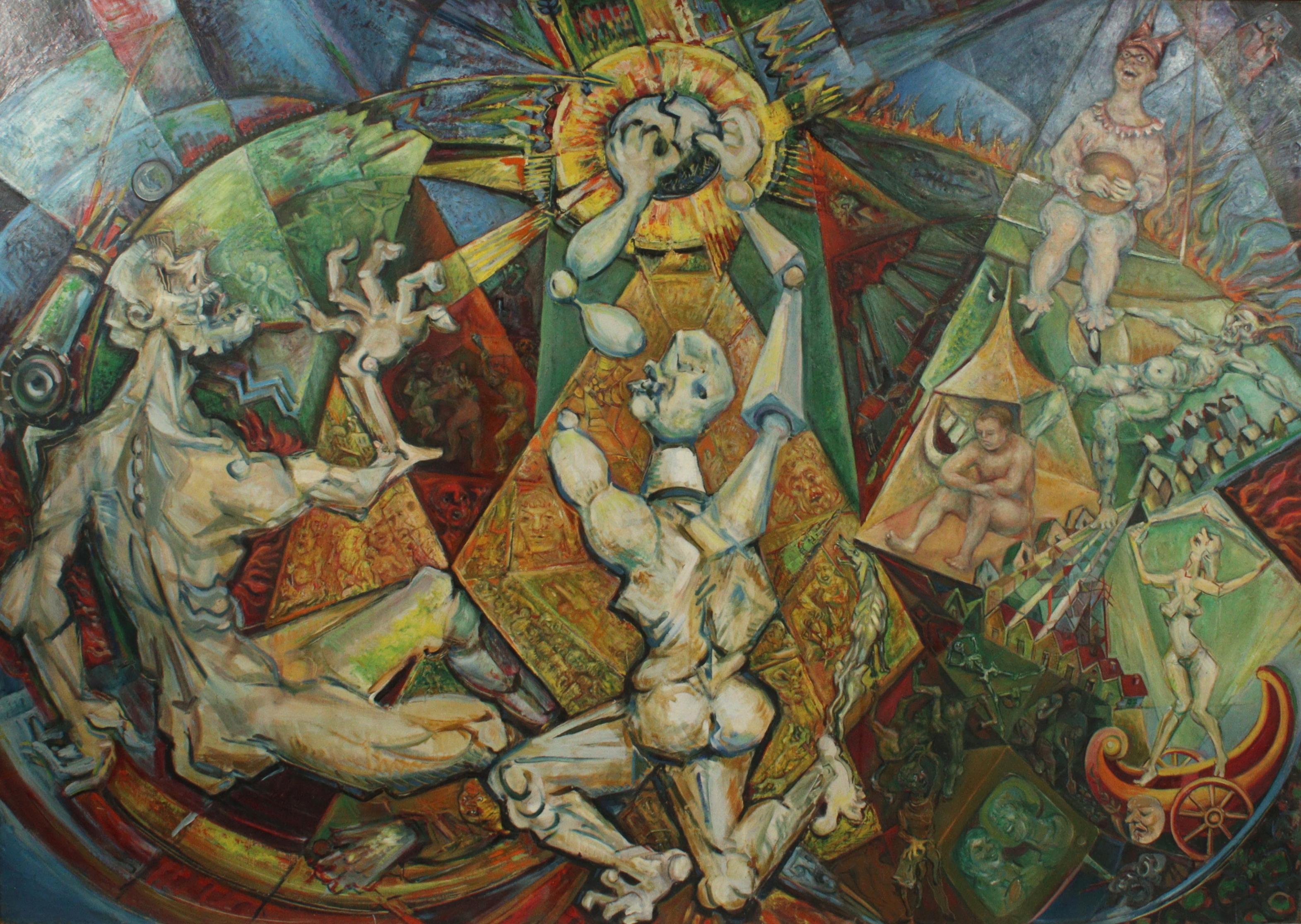 Abstract Allegorical Scene For Sale 8