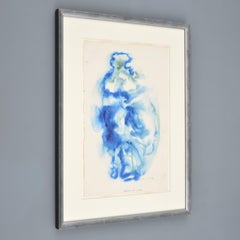 Robert Lohman "Striding Philosopher" Abstract Painting