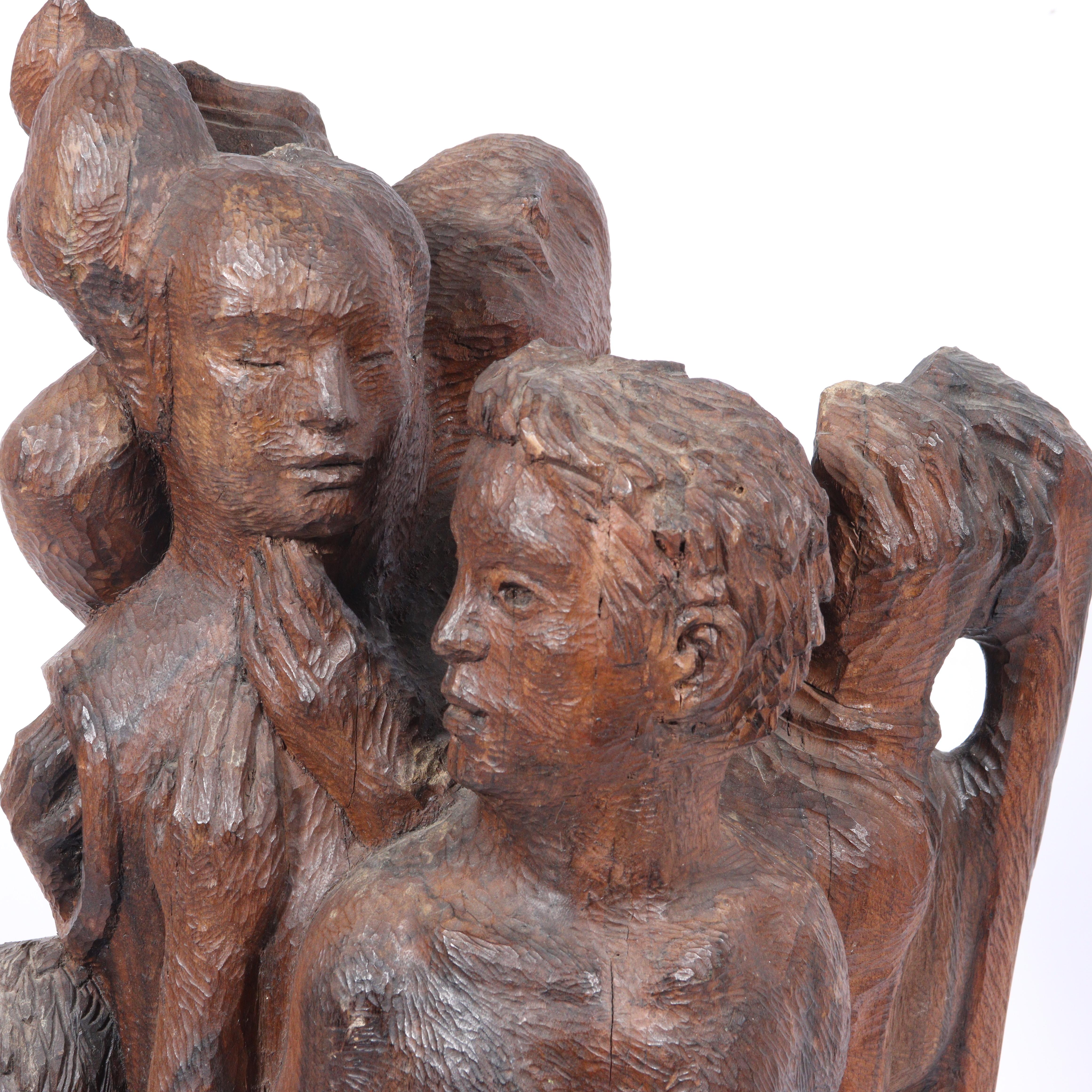 Familie – Sculpture von Robert Lohman