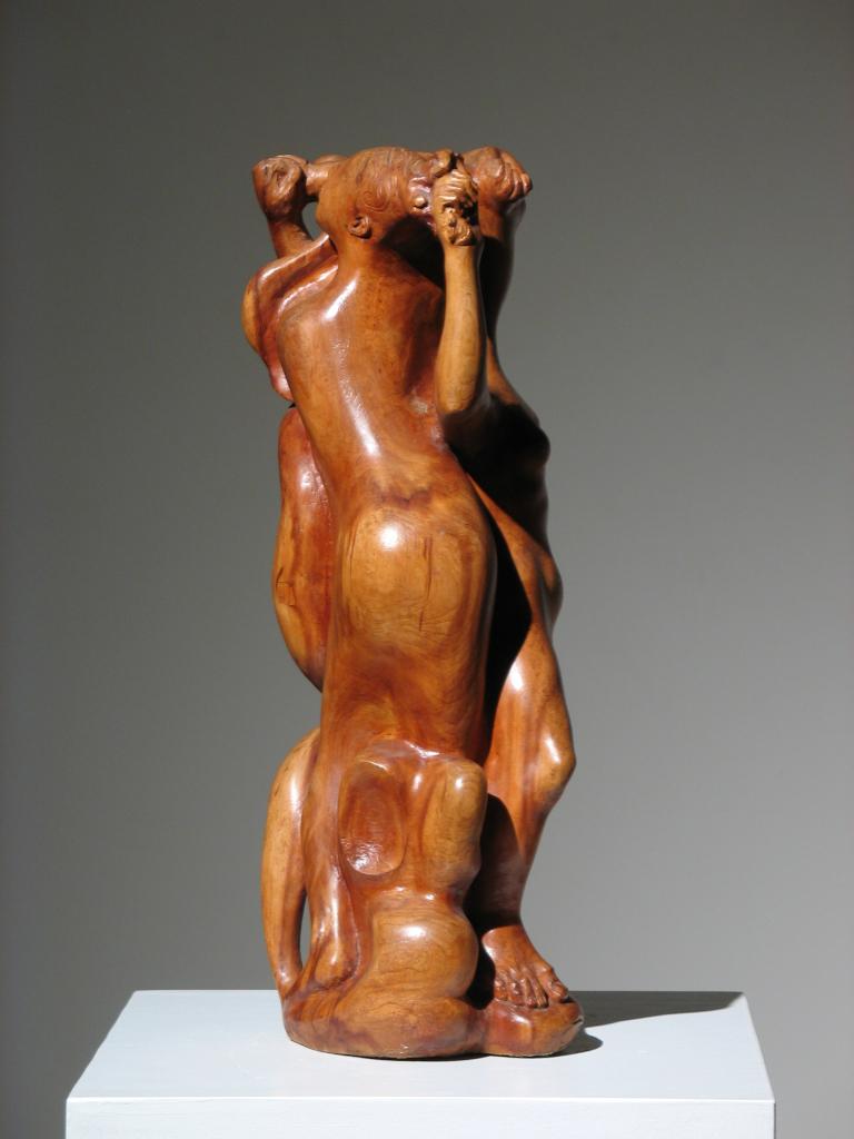 Robert Lohman taught at Cranbrook Academy of Art, and Herron School of Art and Design.

Robert Lohman [Indianapolis, IN; 1919-2001]
1950s
Wood Sculpture
25 x 10 x 9
