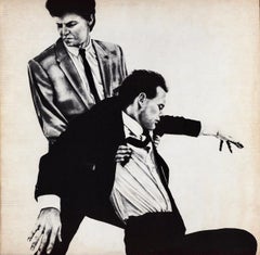 Robert Longo Men In The Cities record art 1981 (vintage Robert Longo)