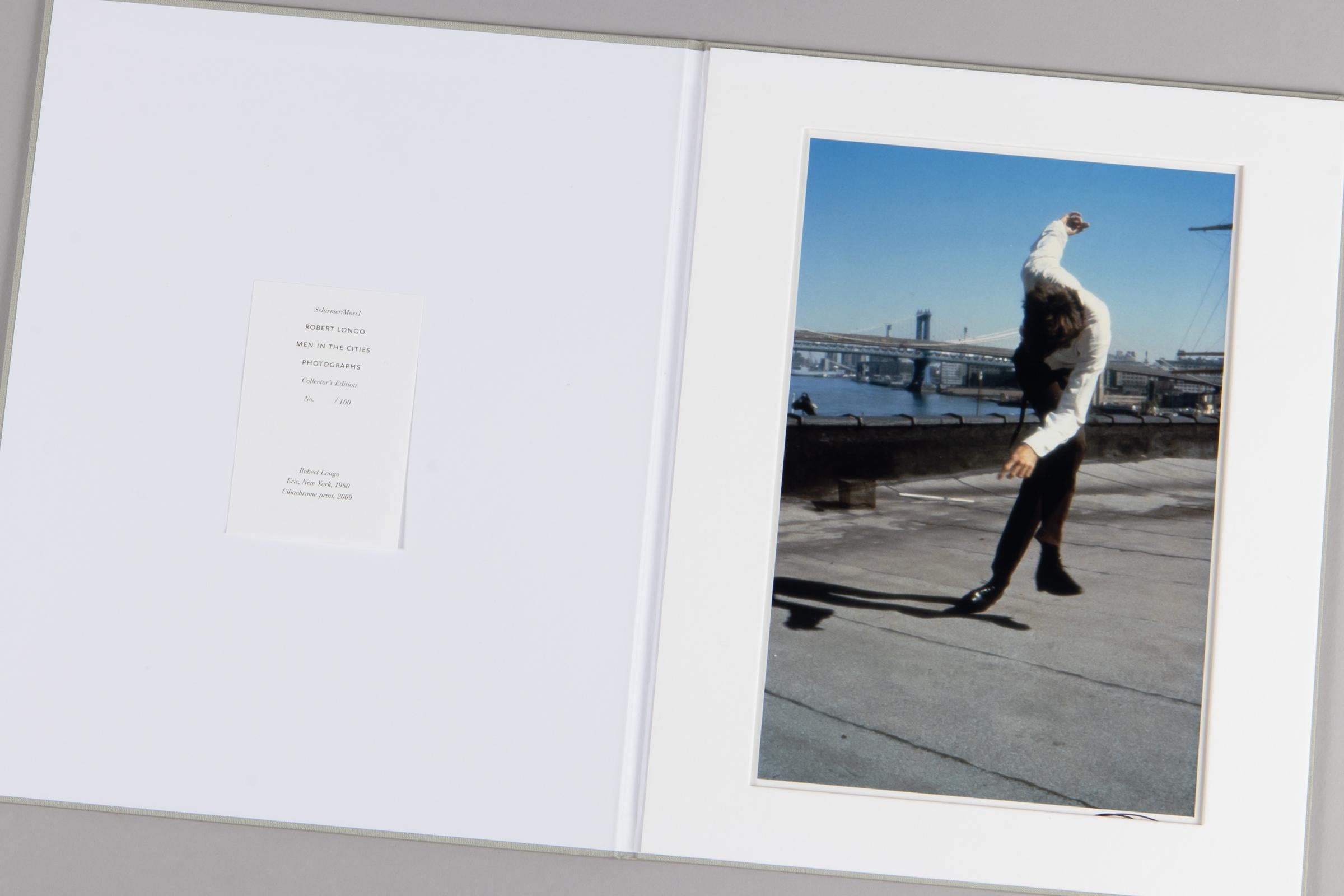 Robert Longo, Eric, NYC: Signed C-Print and Artist's Book For Sale 1