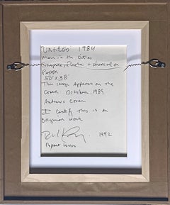 Robert Longo, Men in the Cities (Rick), 1984, fotografia unica certificata dall'artista