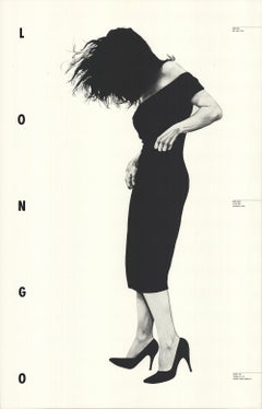 1985 After Robert Longo 'Gretchen' Pop Art USA Offset Lithograph