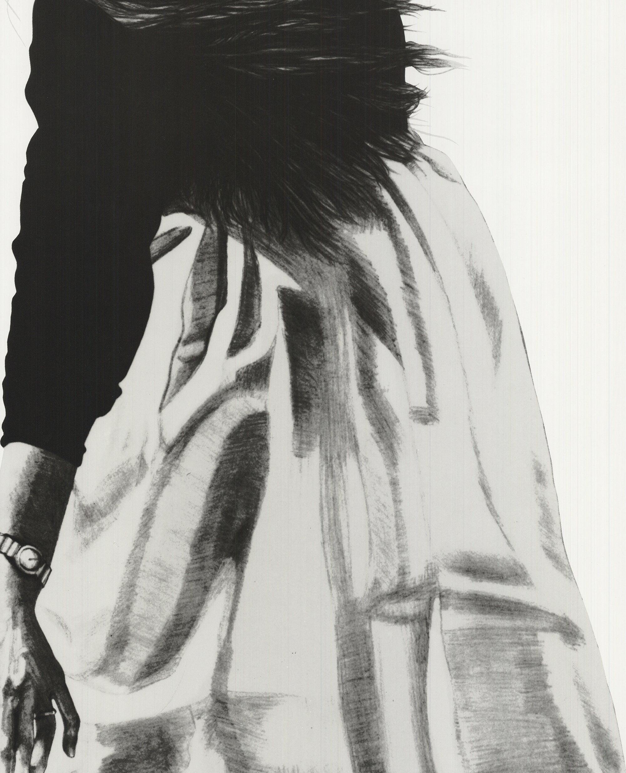 1986 Robert Longo 'Anne 1985' Contemporary Black & White Japan Offset Lithograph 3