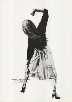 1986 Robert Longo 'Anne 1985' Contemporary Black & White Japan Offset Lithograph