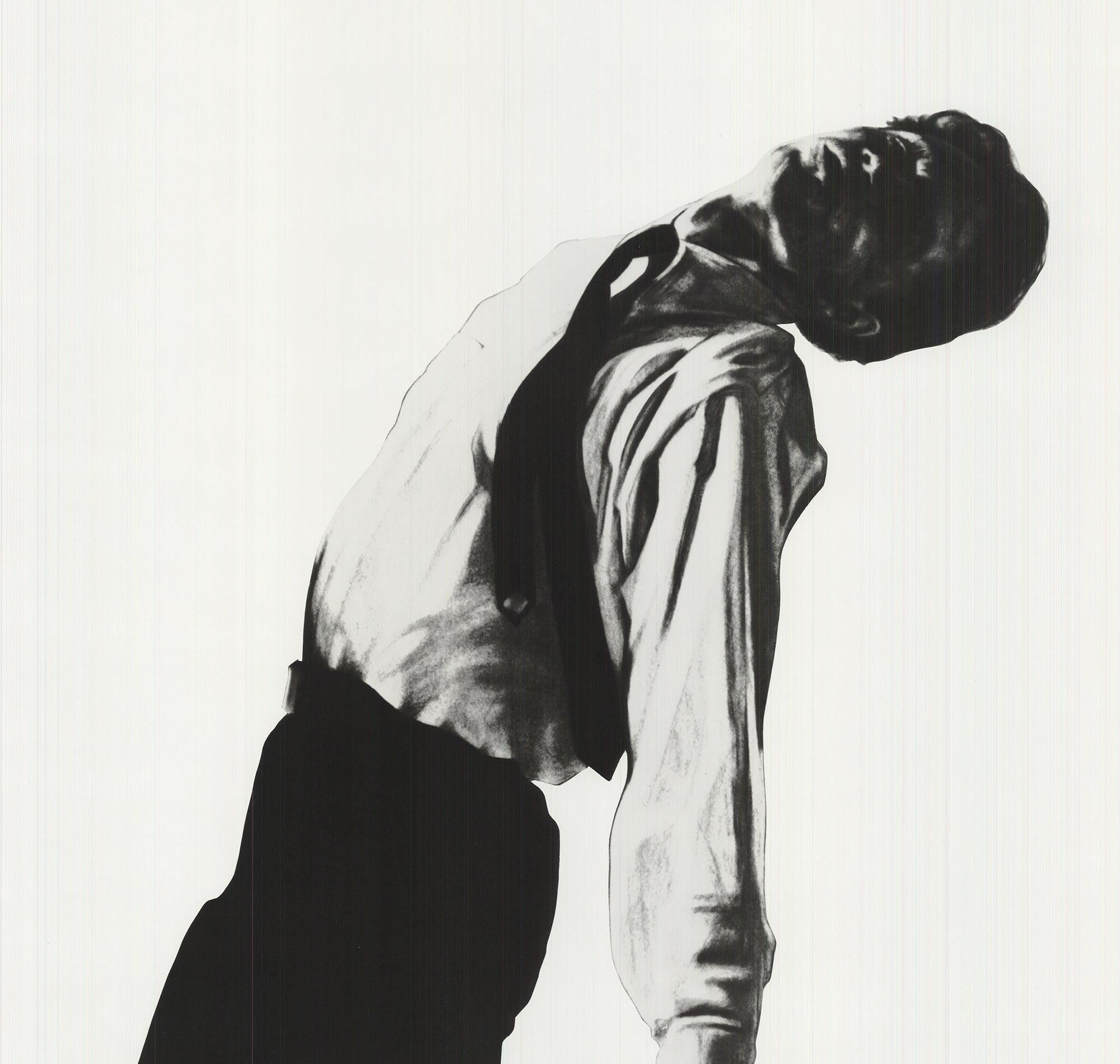 1986 Robert Longo 'Eric 1985' Contemporary Black & White Japan Offset Lithograph 1