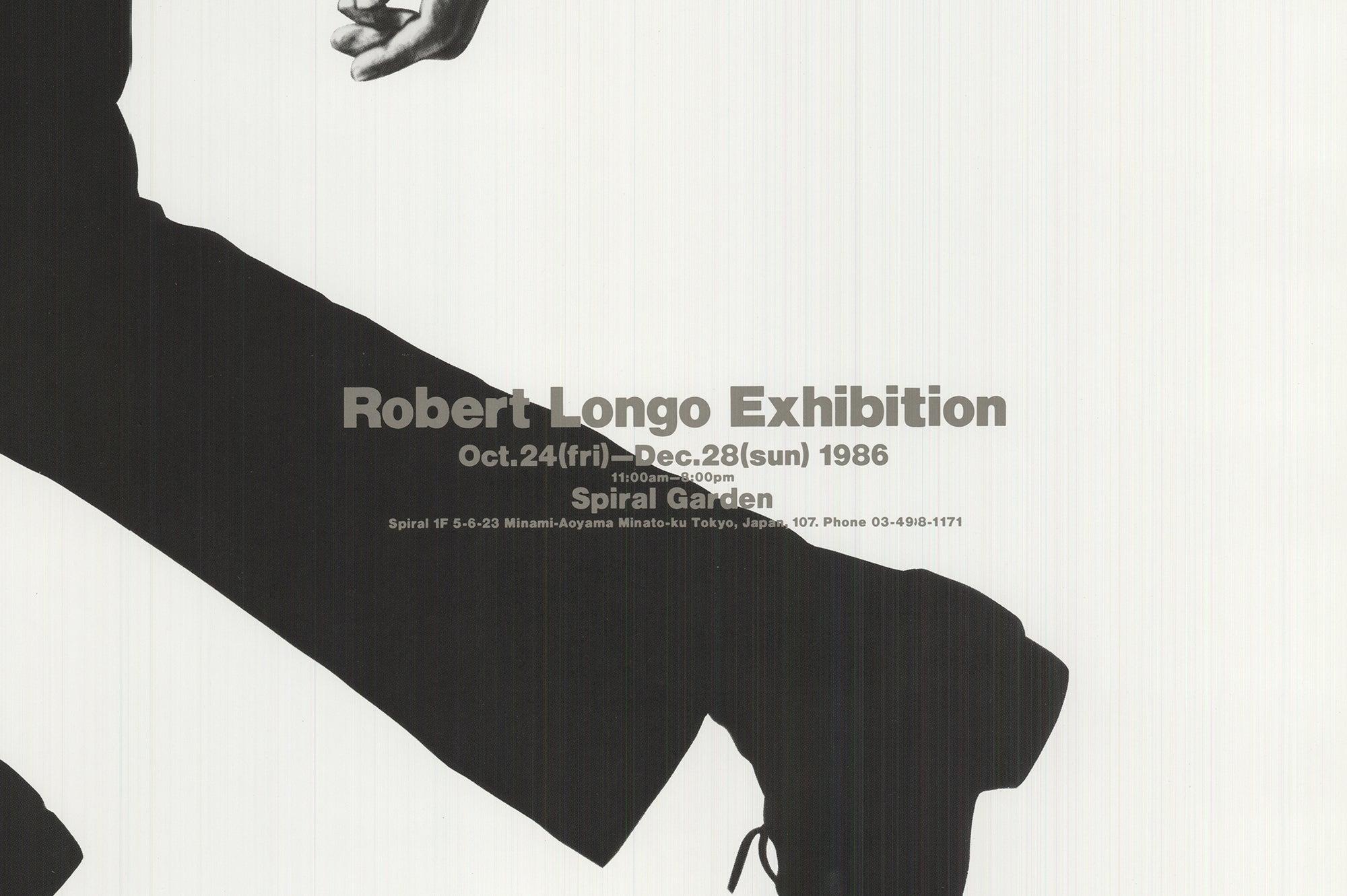 1986 Robert Longo 'Eric 1985' Contemporary Black & White Japan Offset Lithograph 3