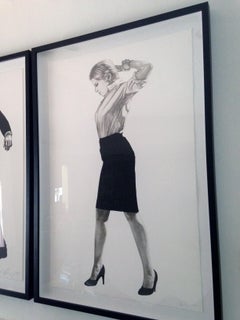 Cindy, 2002, Robert Longo Portrait of Cindy Sherman, figurative, realism