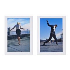 Robert Longo - Cindy and Eric, Set of 2 Archival Pigment Prints, Signed