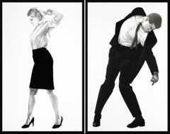 Cindy & Max Lithograph Print, Minimalist Style, Circa 2000-2009
