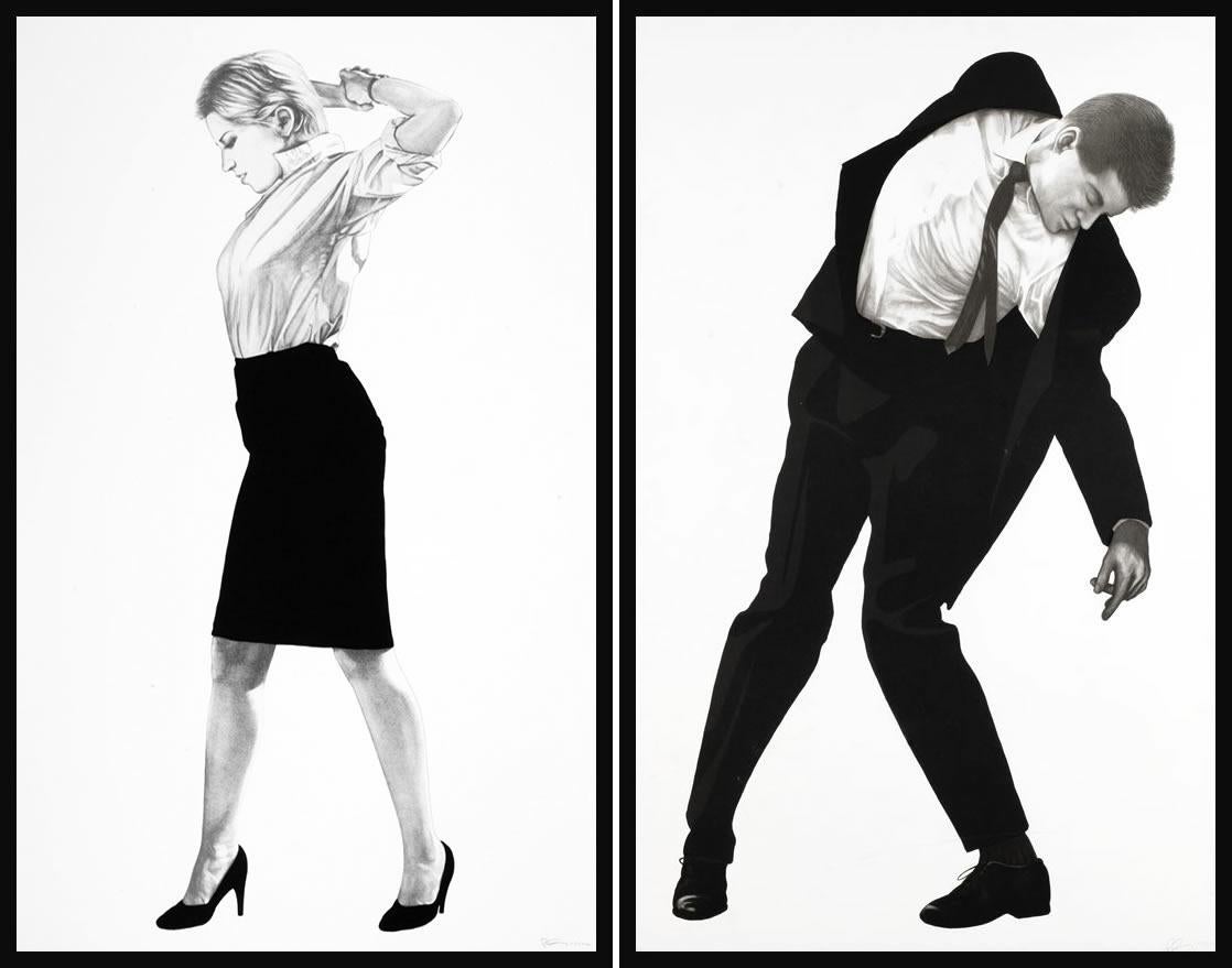 Robert Longo - Cindy and Max from Men in the Cities at 1stDibs