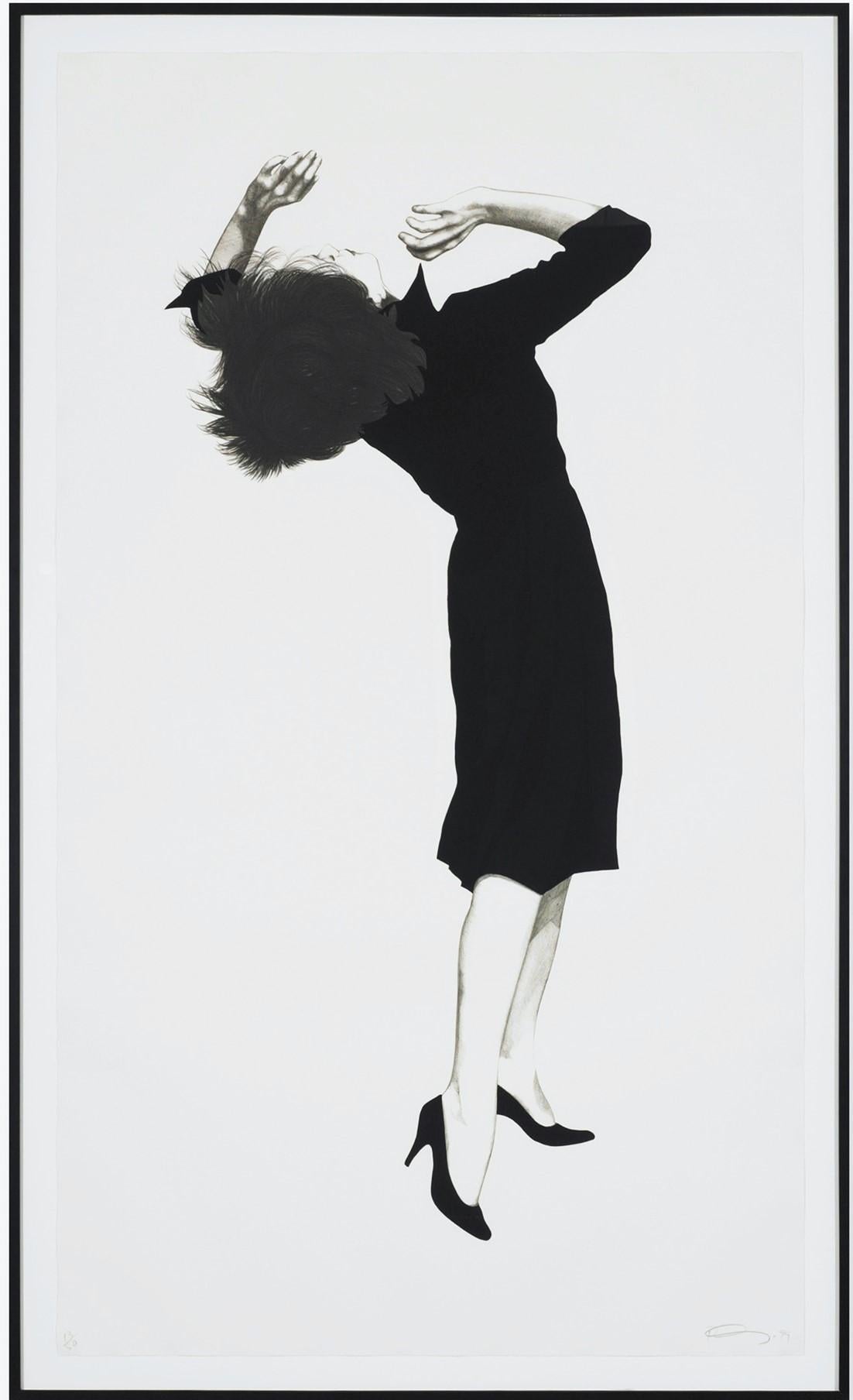 Portrait Print di Robert Longo - Ellen