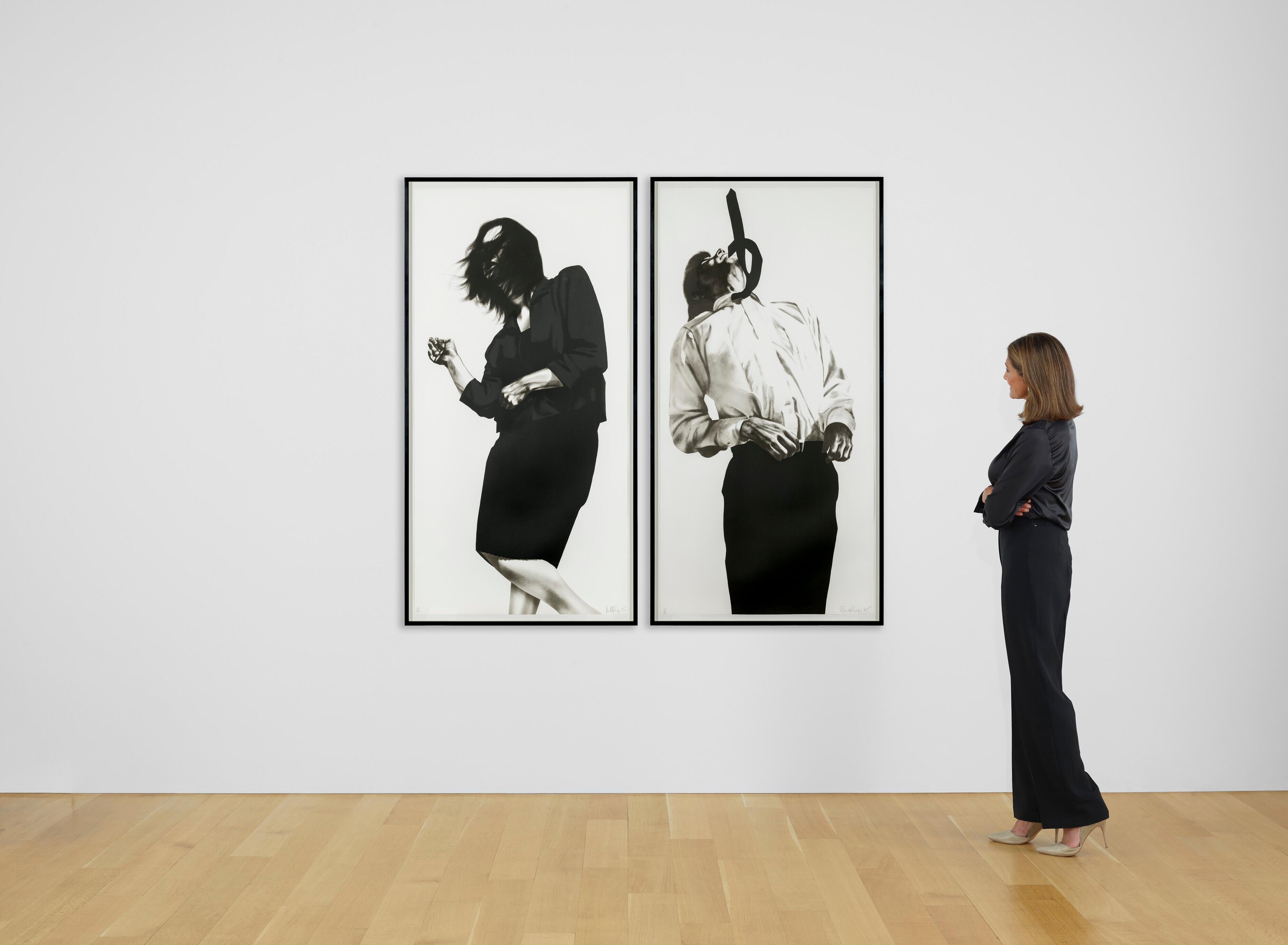 Gretchen y Eric de Hombres en las ciudades - Print de Robert Longo