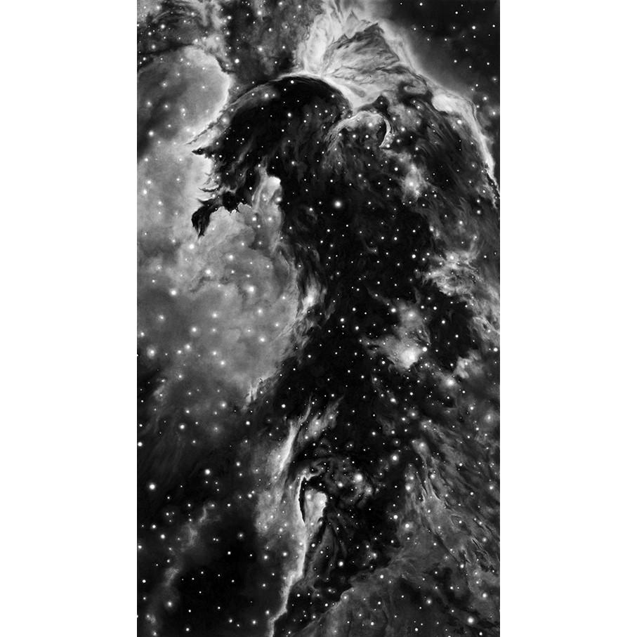 Figurative Print Robert Longo - Nebula en forme de tête de cheval - Contemporain, 21e siècle, impression pigmentaire, édition limitée