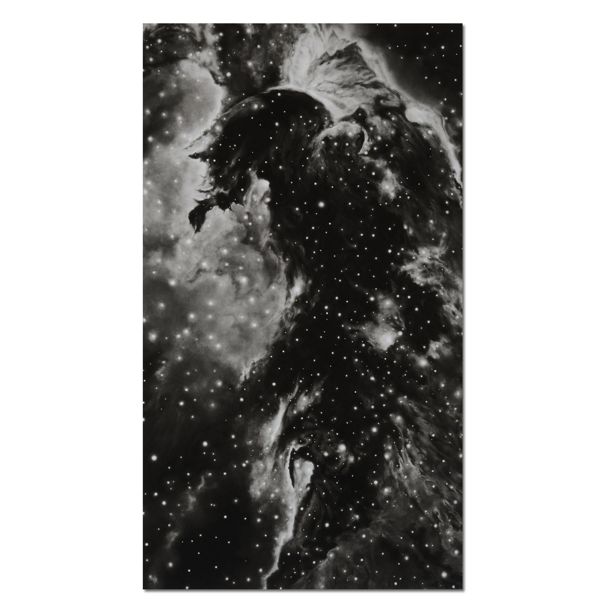 Robert Longo Figurative Print - Horsehead Nebula, Contemporary Art, Photorealistic Art, 21st Century