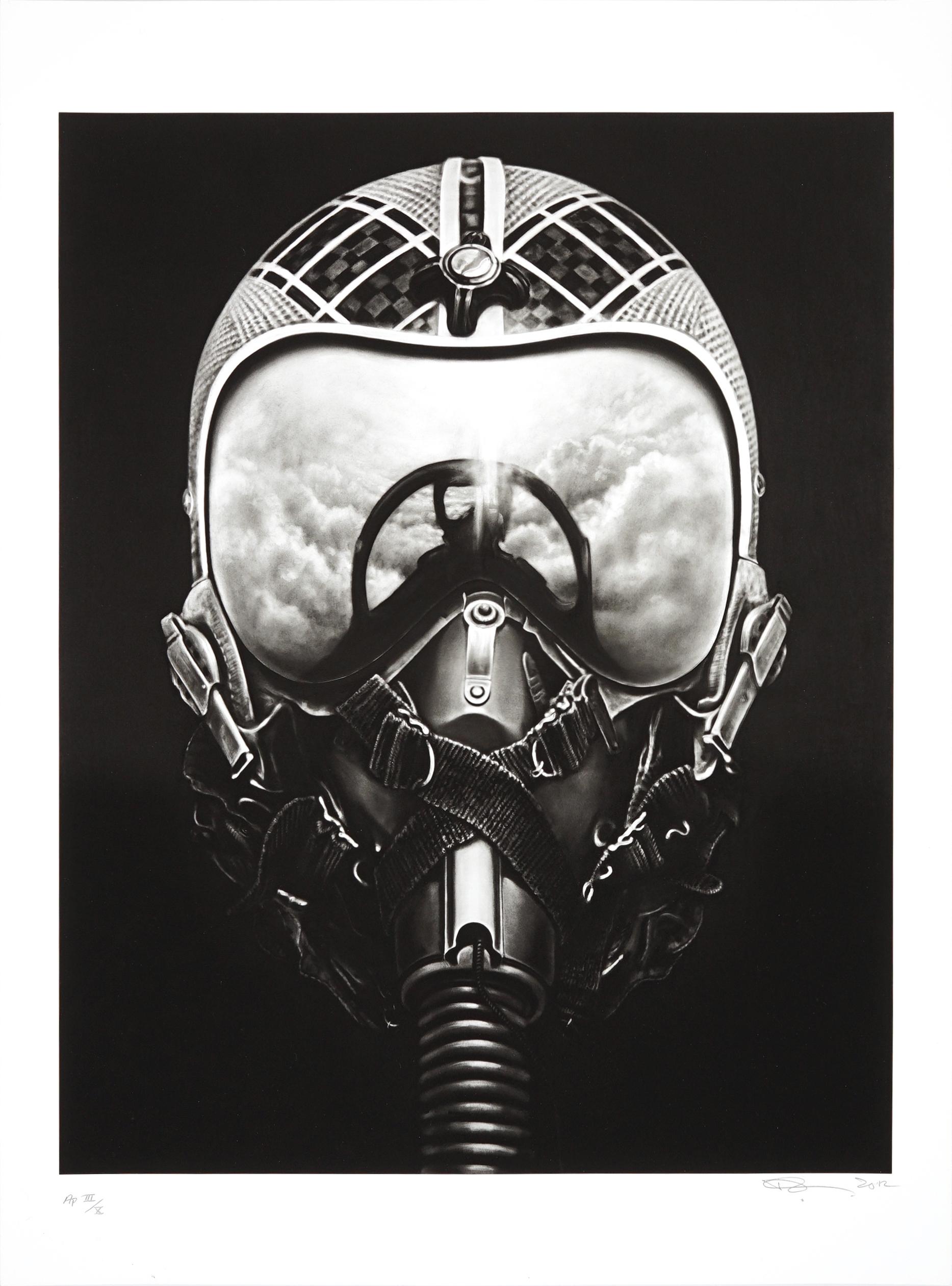 Robert Longo Figurative Print - Iceman X - Contemporary, 21st Century, Pigment Print, Limited Edition