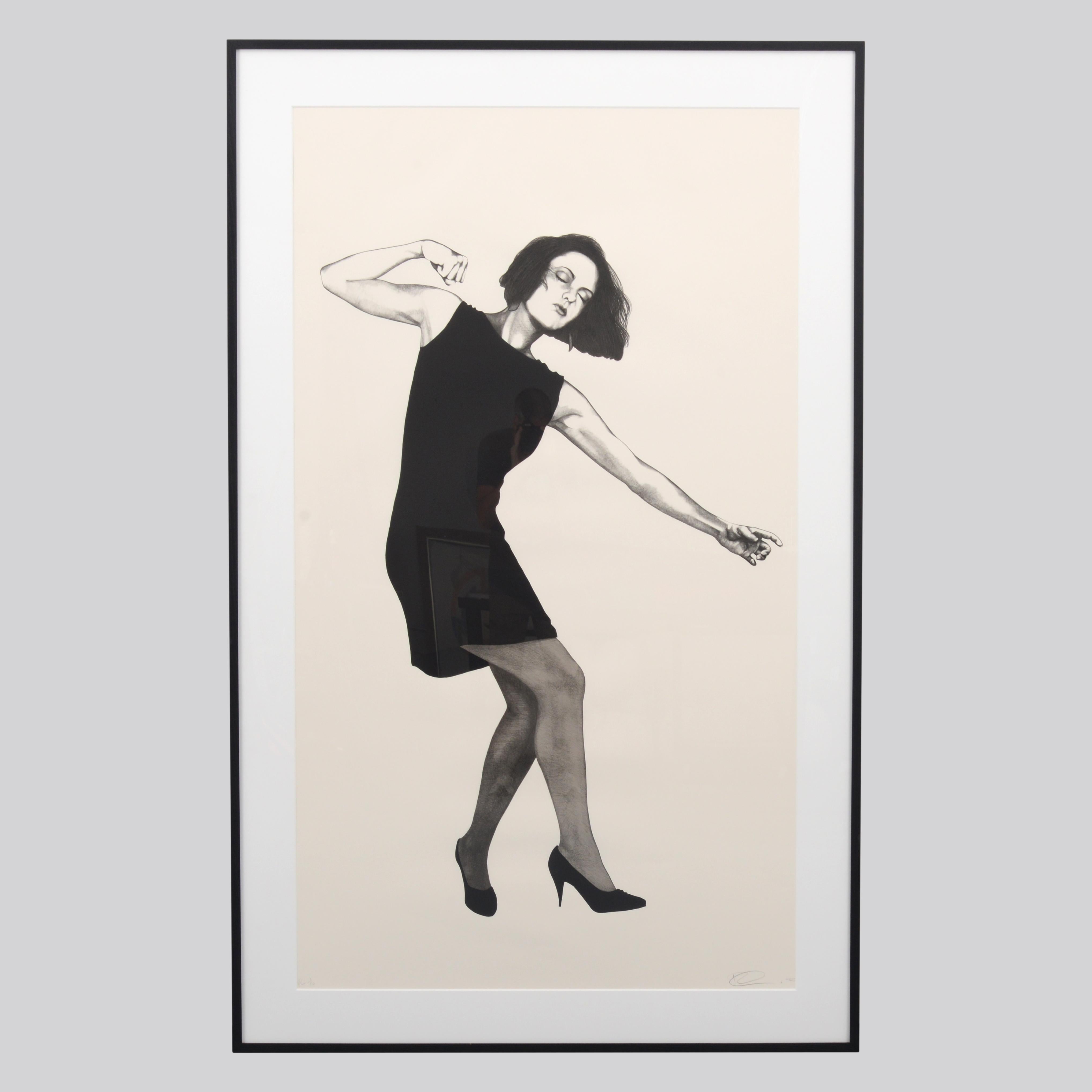 Litografia Robert Longo TILLMAN di grandi dimensioni, 70 