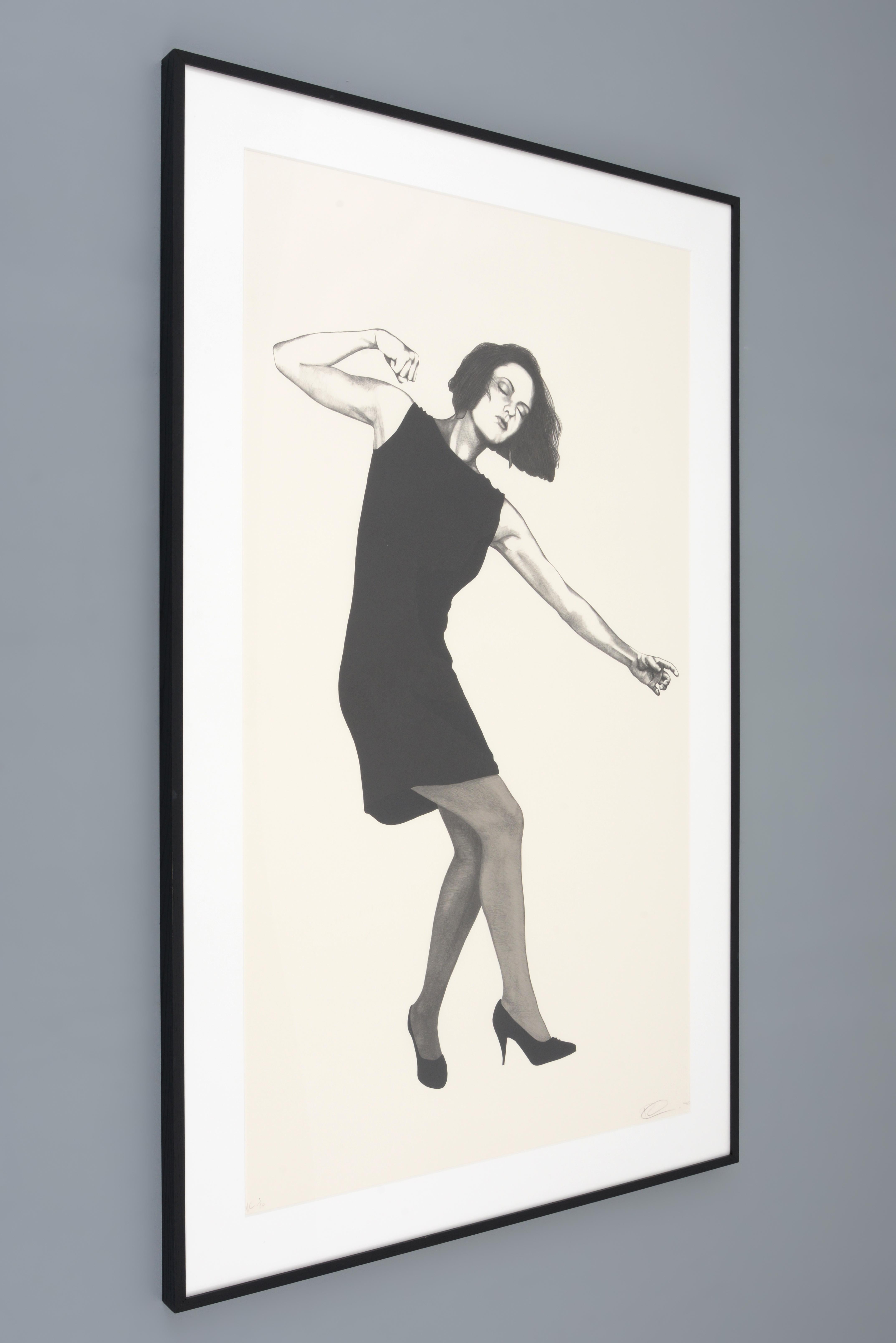 Litografia Robert Longo TILLMAN di grandi dimensioni, 70 