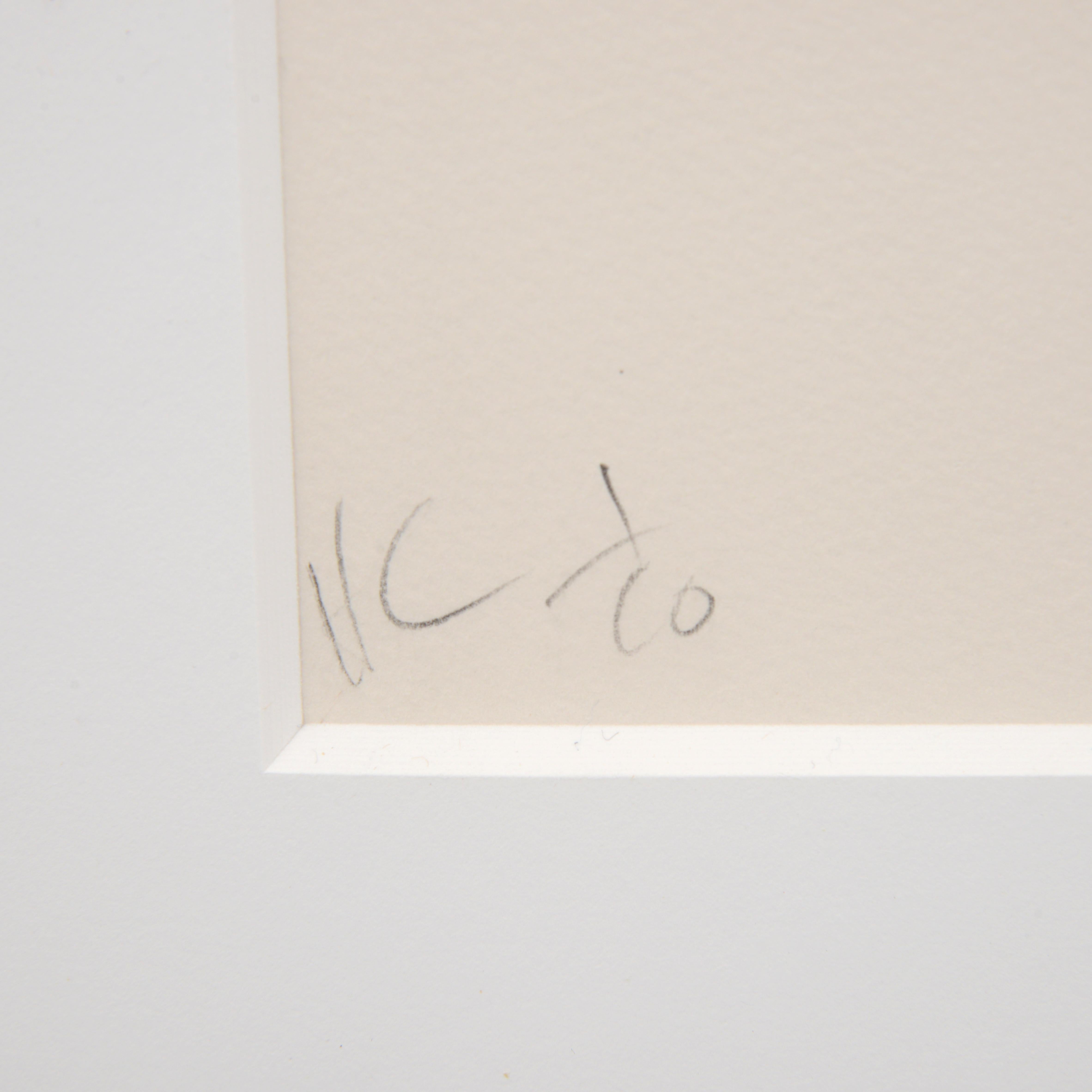 Litografia Robert Longo TILLMAN di grandi dimensioni, 70 