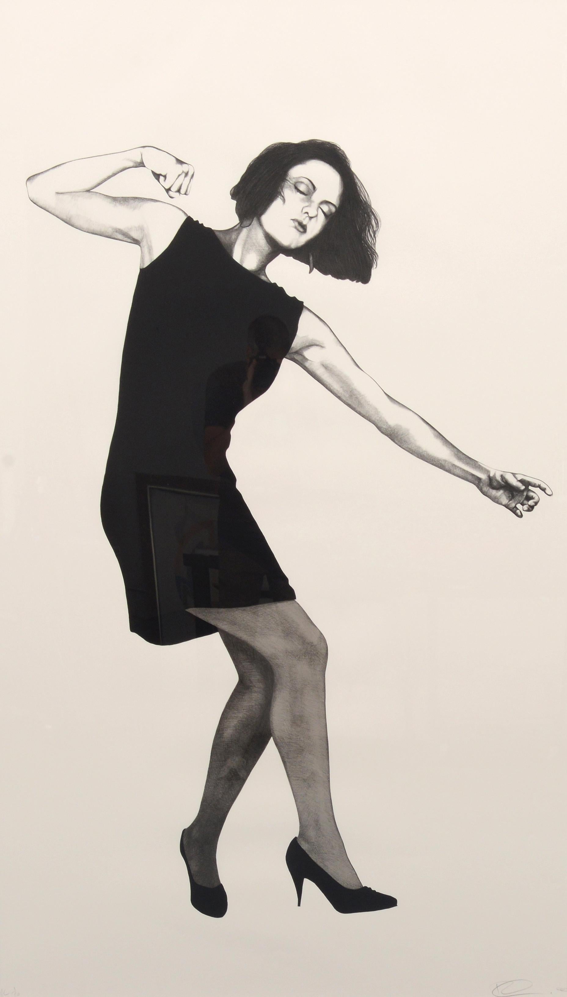 Große Robert Longo TILLMAN Lithographie, 70 "H (JAMES auch erhältlich, Preis pro Stück)