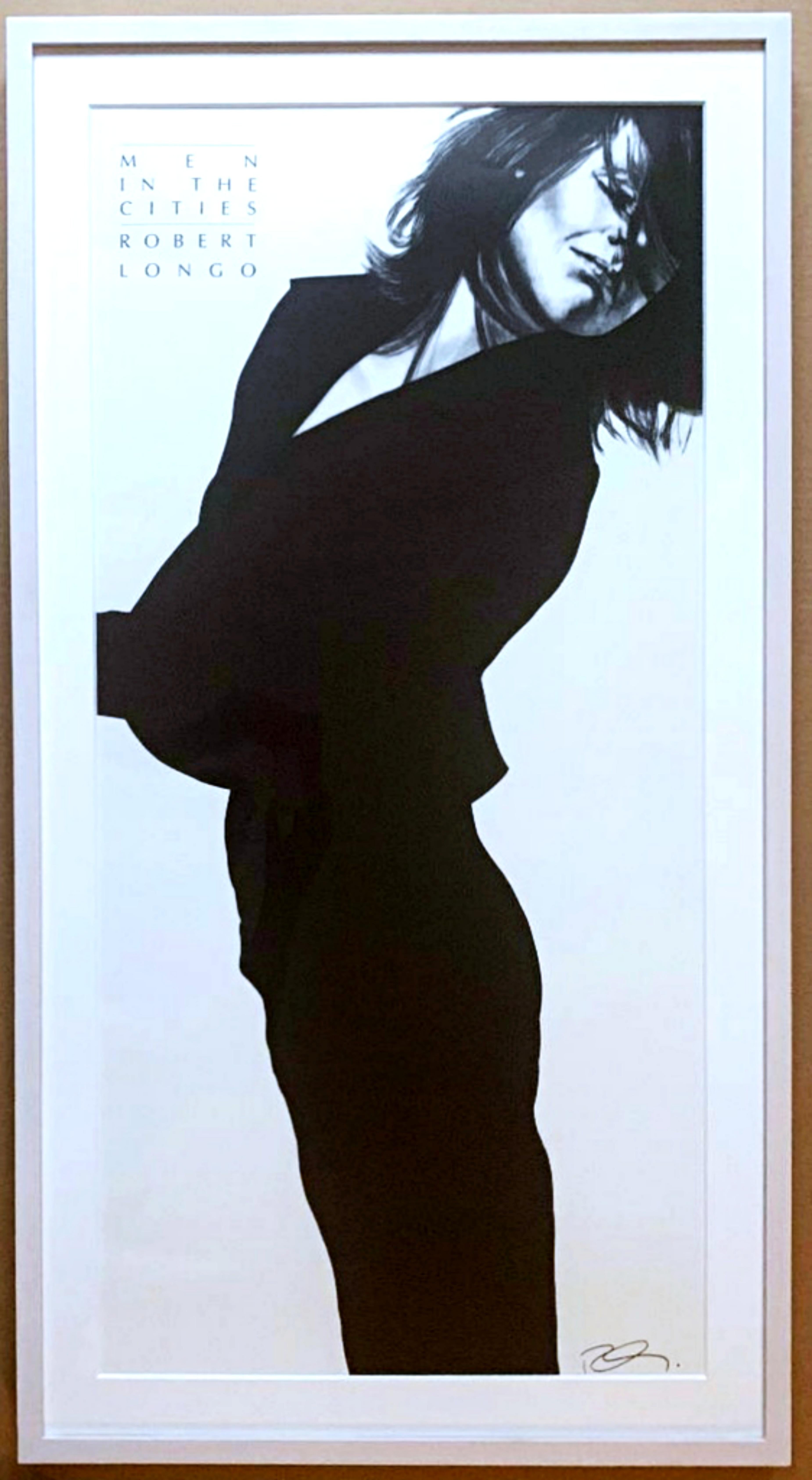 Robert Longo
(Wo)Men In the Cities - Gretchen (Hand Signed), 1991
Limited Edition Offset Lithograph
Frame included
Edition of 100
Hand signed lower right front; unnumbered
Published by Amnesty International and Act-Up
This offset lithograph is based