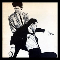 Rare Original Robert Longo vinyl record art (Robert Longo Men In The Cities)