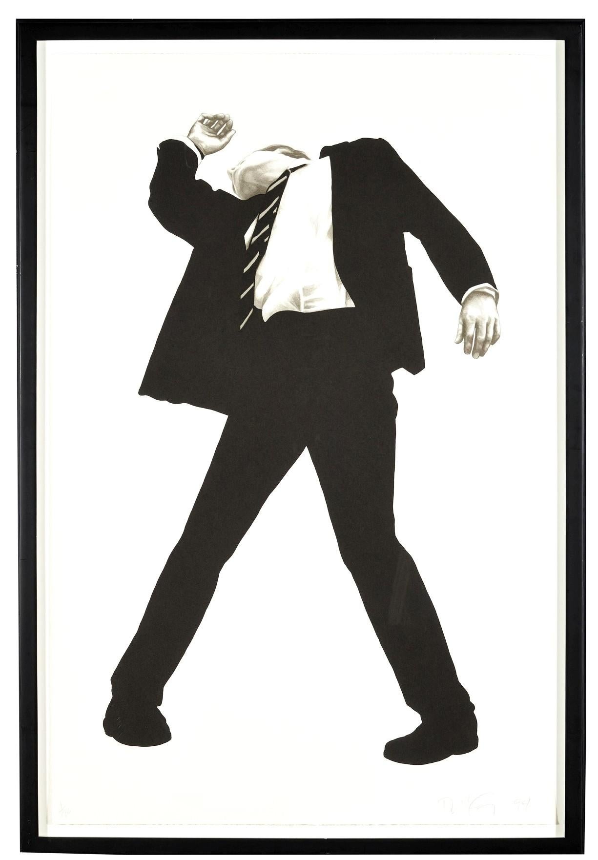 Robert Longo Figurative Print - Rick