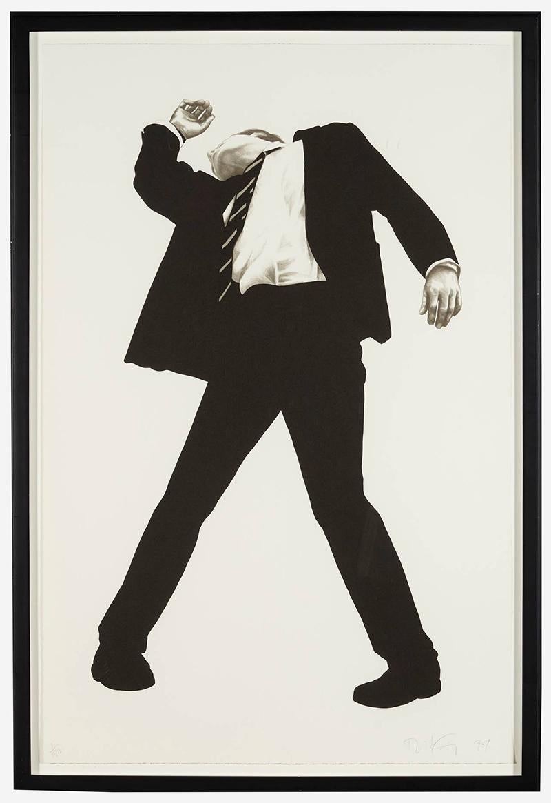 Rick, from: Men in the Cities - Lithograph - American Pop Art - Print by Robert Longo