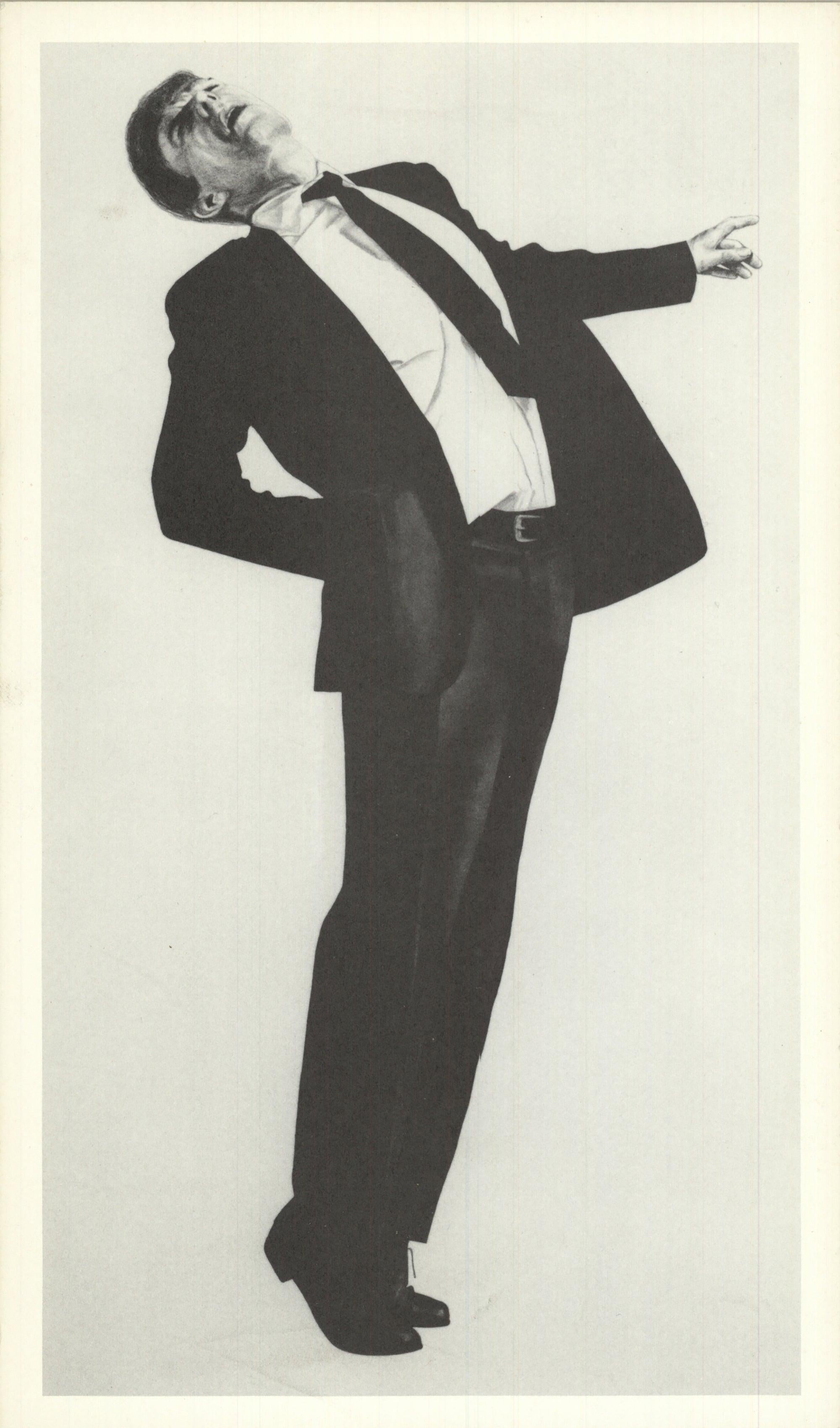 Robert Longo 'Edmund, 1985 Invitation' 1985- Offset Lithograph For Sale 1