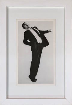 Vintage Robert Longo 'Edmund' 1985- Invitation Framed