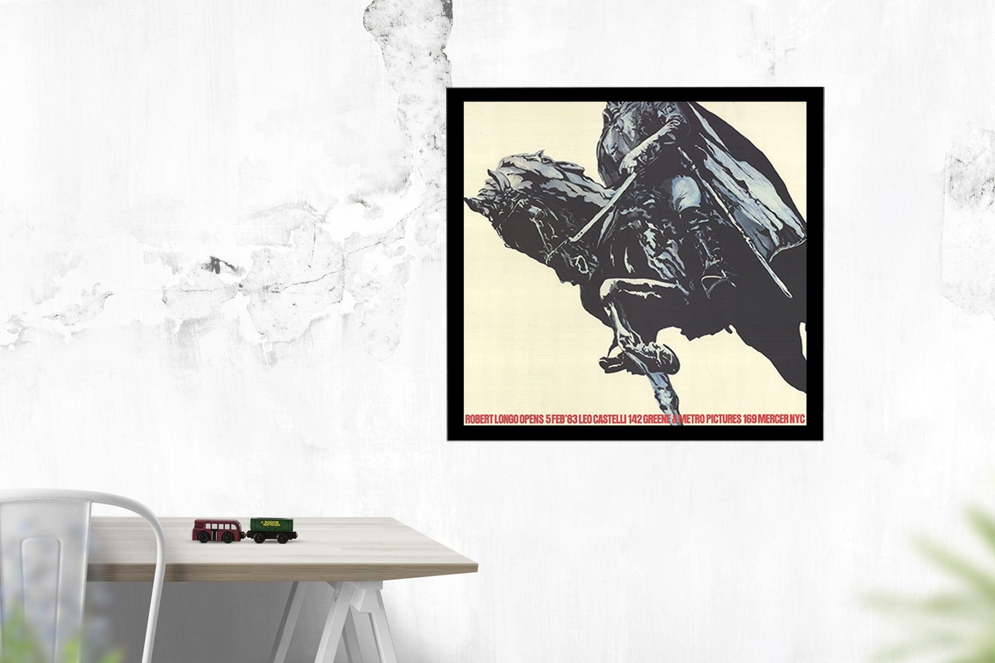 Robert Longo 'Leo Castelli Gallery & Metro Pictures' Vintage For Sale 3
