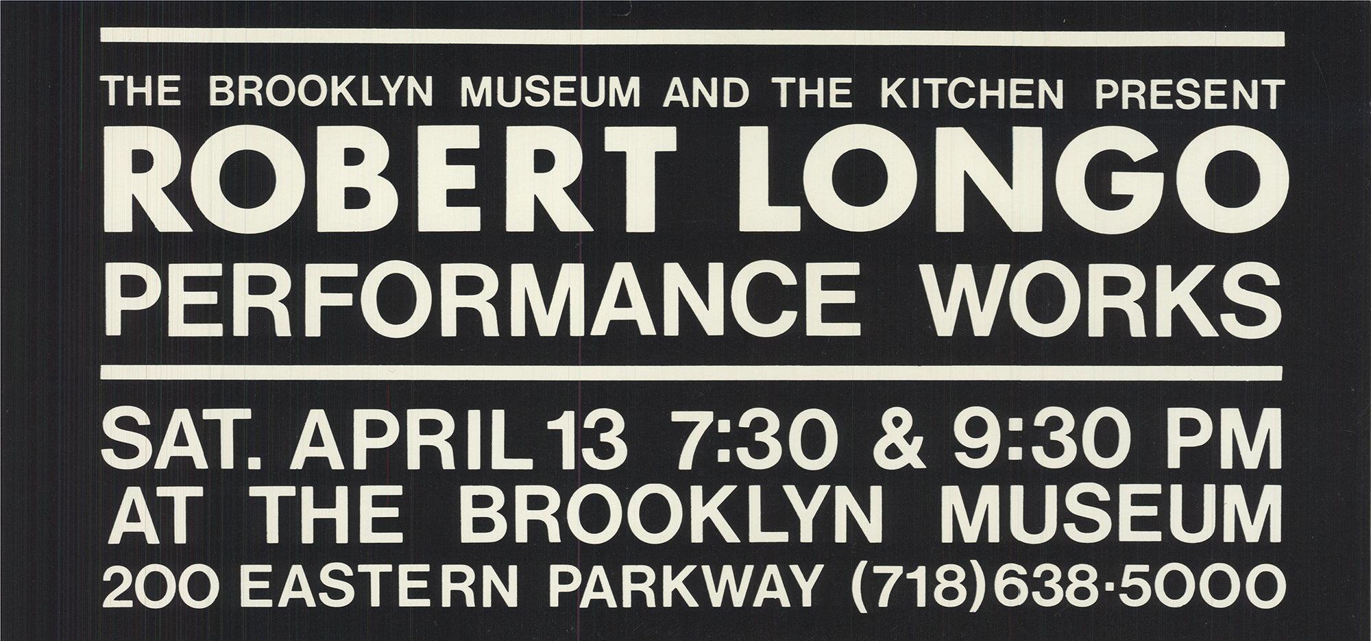 Robert Longo « Performance Works » en vente 2