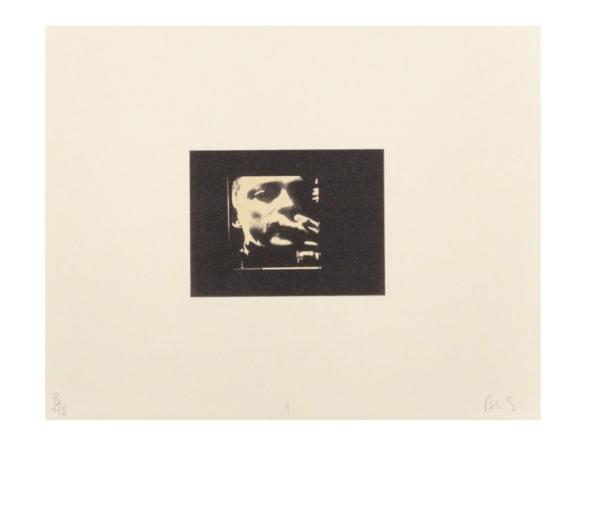 Robert Longo Portfolio Mnemonic Pictures, 1995 Lithograph Film Black and White 16