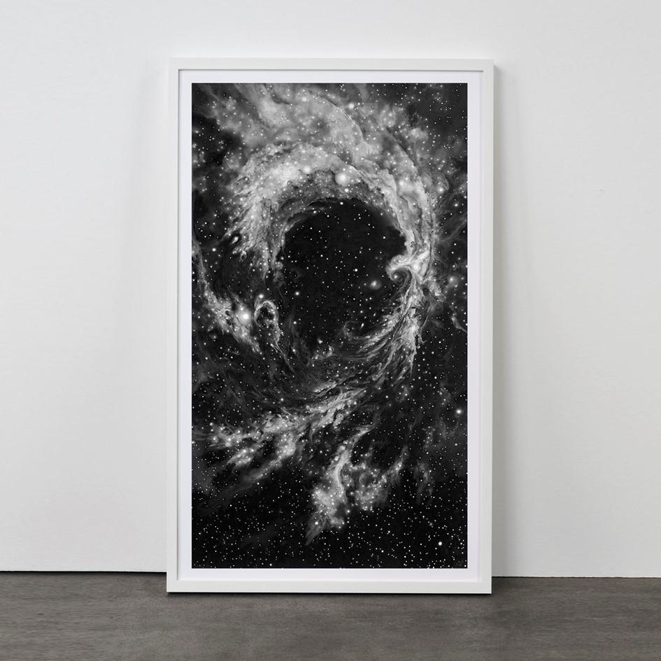 Robert Longo, Rosette Nebula
Contemporary, 21st Century, Pigment Print, Limited Edition
Pigment print
Edition of 25
151,9 x 89 cm (59.9 x 35 in.)
Signed and numbered, accompanied by Certificate of Authenticity
In mint condition, as acquired from the