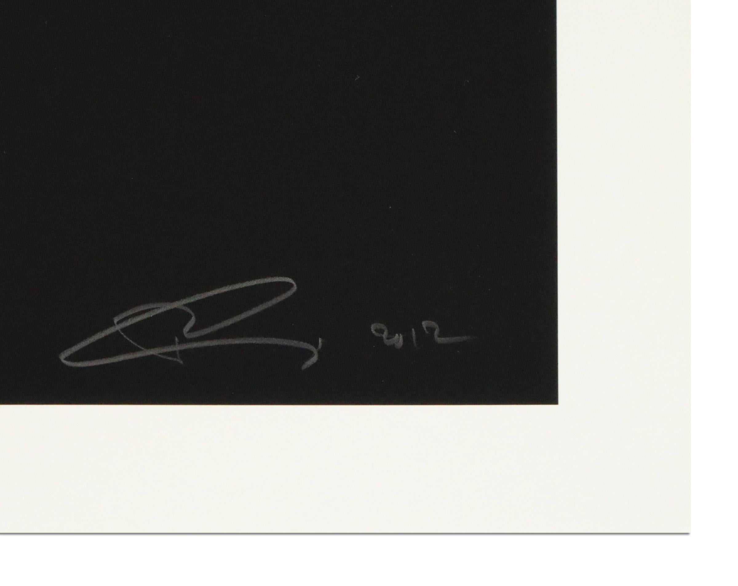 Small Earth, Pigment Print, Contemporary Art, 21st Century, Photorealistic Art - Black Interior Print by Robert Longo