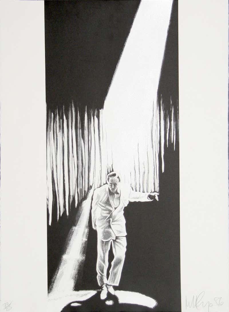 Talking Heads, Pop Art Lithograph by Robert Longo