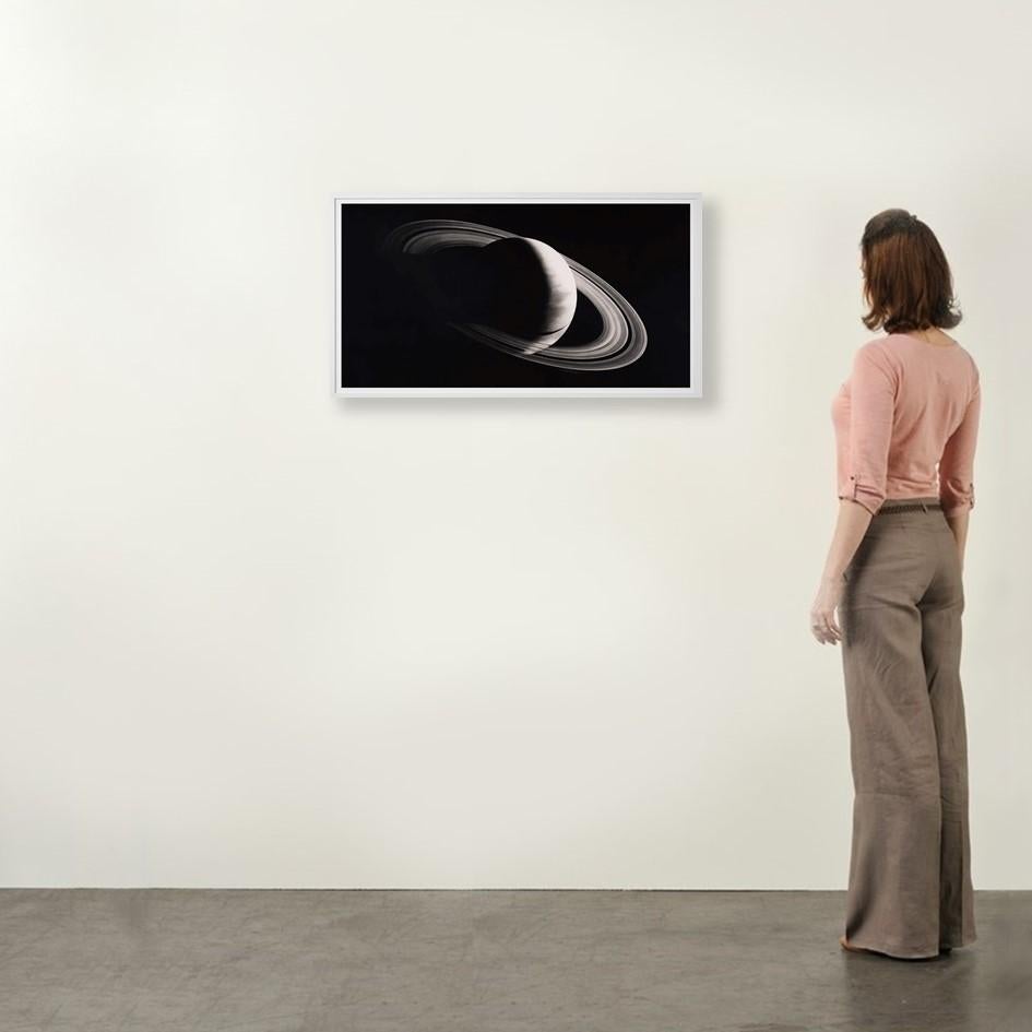 Untitled (Saturn) - Contemporary, 21st Century, Limited Edition, Pigment Print - Black Figurative Print by Robert Longo