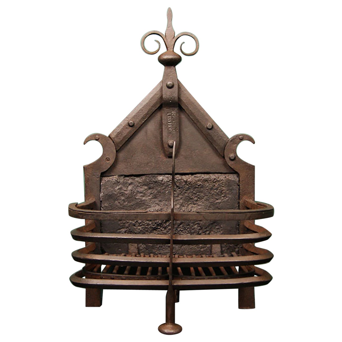 Cestino da fuoco Robert Lorimer Scottish Arts & Crafts di Robert Bennet