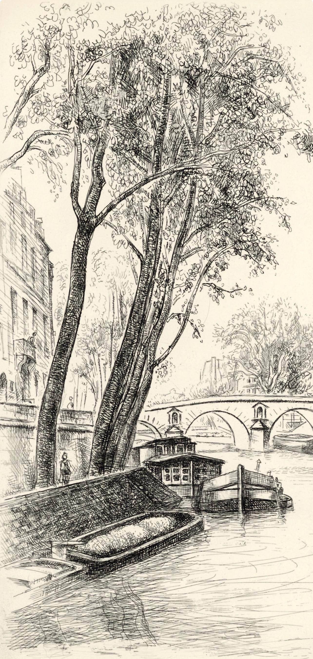 Île Saint-Louis, A La gloire à Paris, Robert Lotiron en venta 1