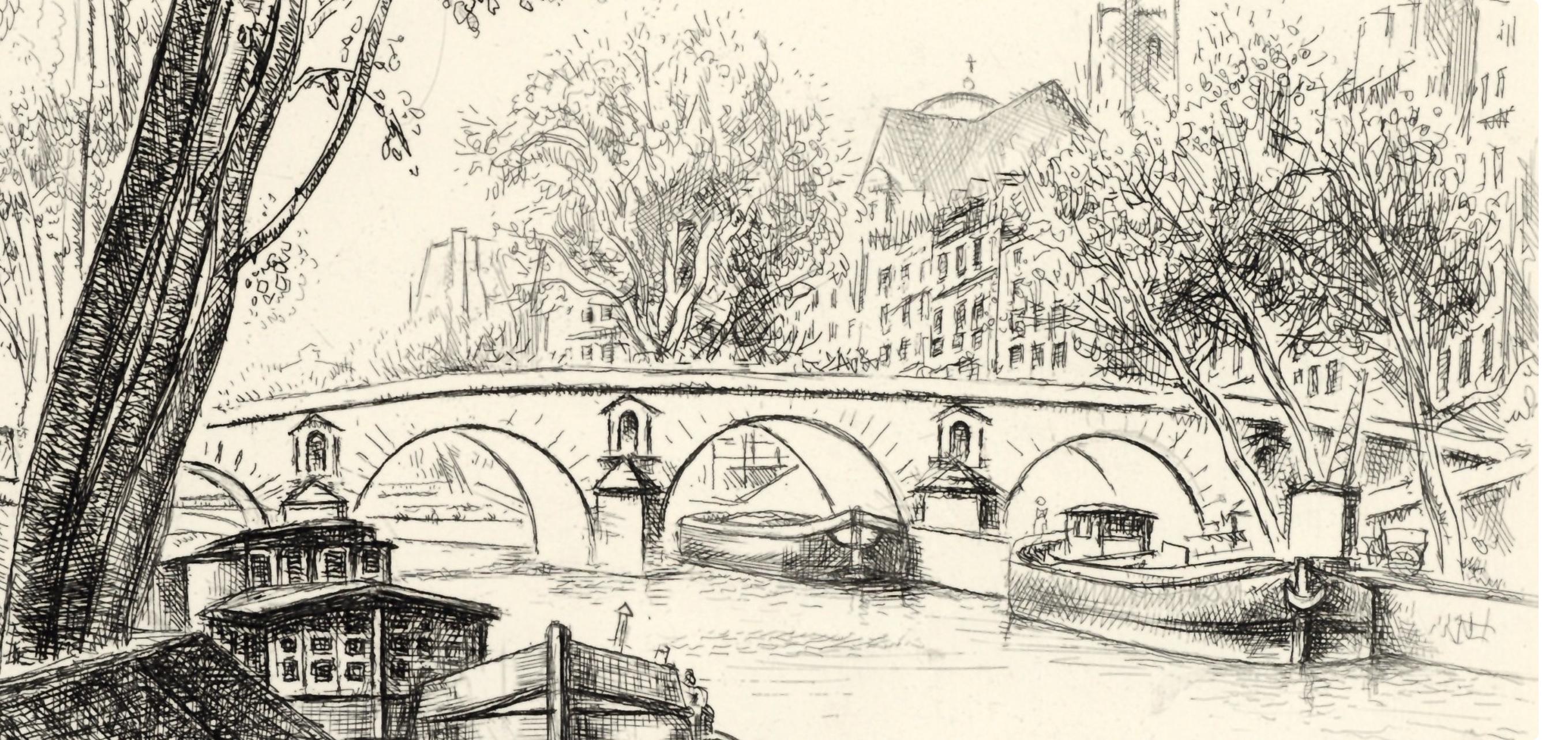 Île Saint-Louis, A La gloire à Paris, Robert Lotiron en venta 2