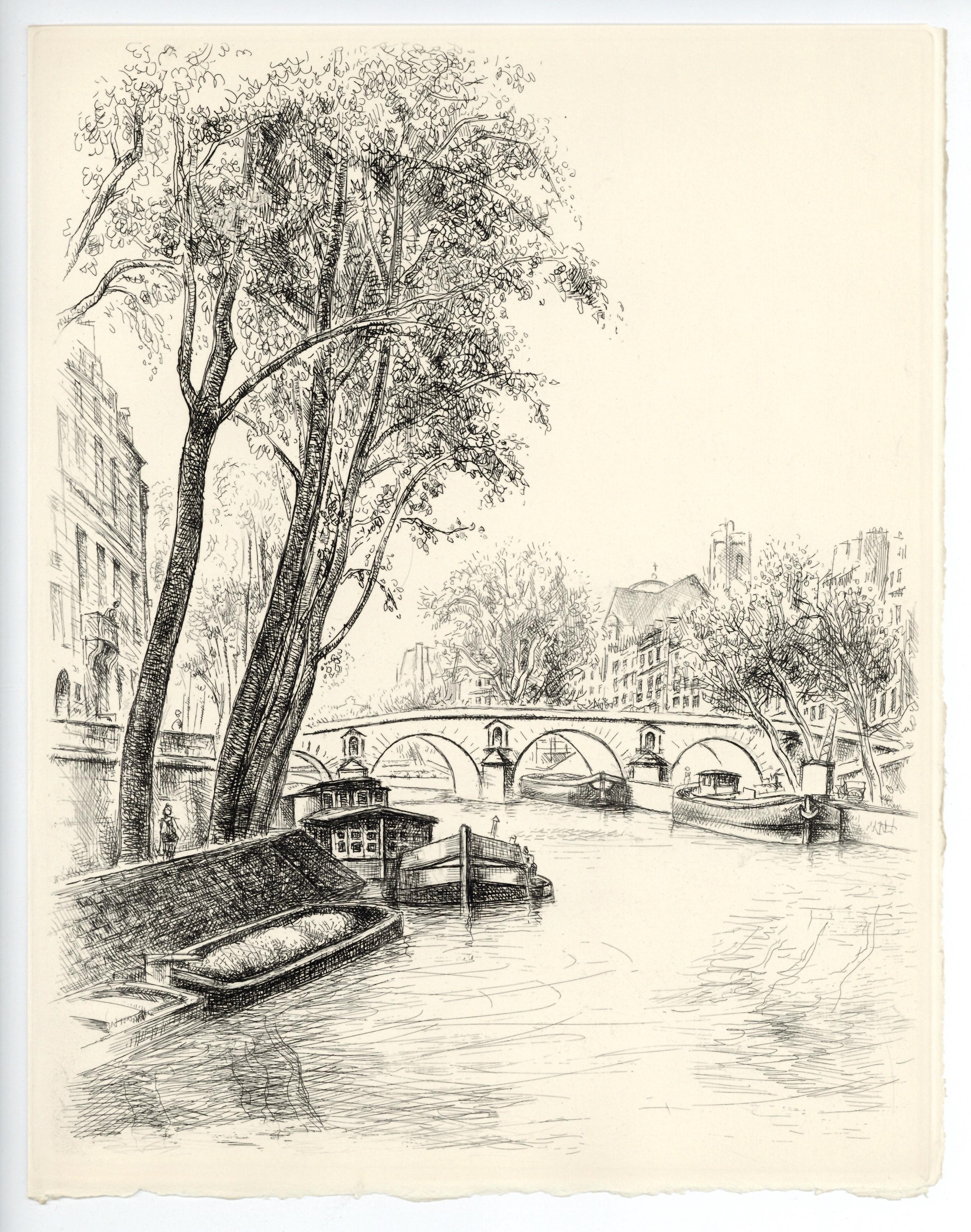 Île Saint-Louis, A La gloire à Paris, Robert Lotiron en venta 5