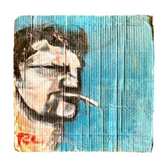 Robert Loughlin Original Painting on Cardboard