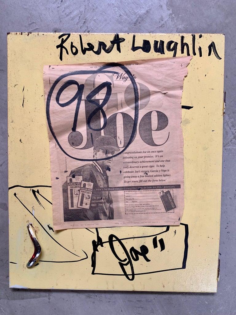 Robert Loughlin Original Painting on Metal Door For Sale 1