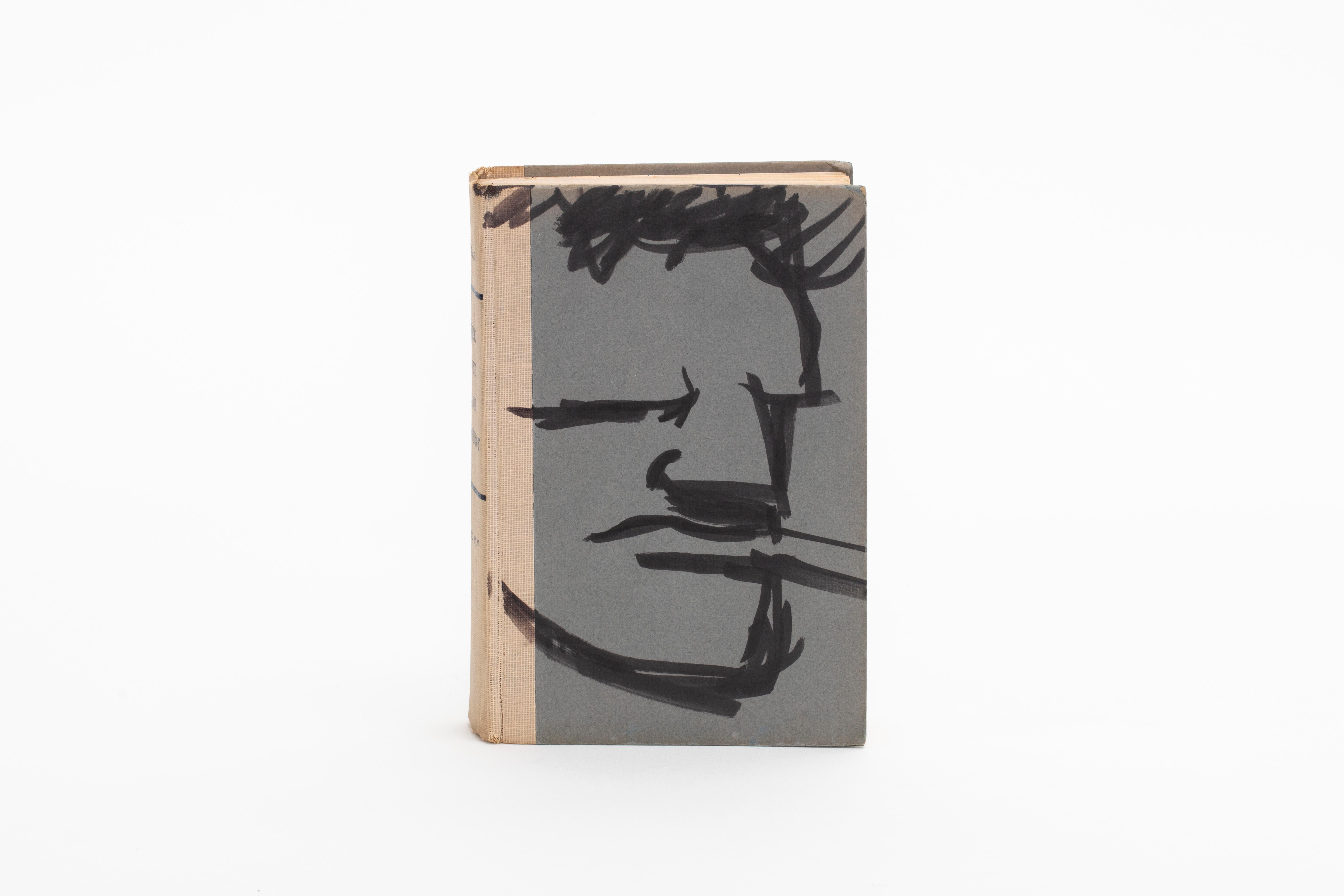 Painting on a copy of “Seek Out and Destroy” by New York City picking and art legend, Robert Loughlin. Signed on the back, “To Rathy, Love R”. Featured in Patrick Parrish Gallery's 2021 exhibition, “Robert Loughlin 1998-2011”.

ROBERT LOUGHLIN (1949