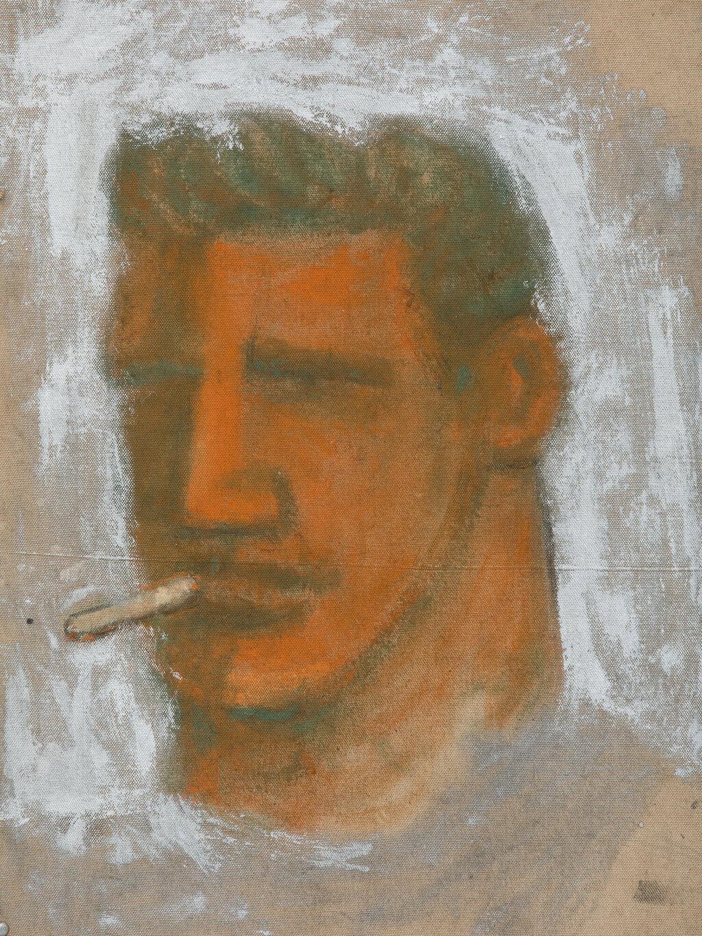 Robert Loughlin “Untitled” Canvas Painting on Metal Armature In Good Condition For Sale In Brooklyn, NY