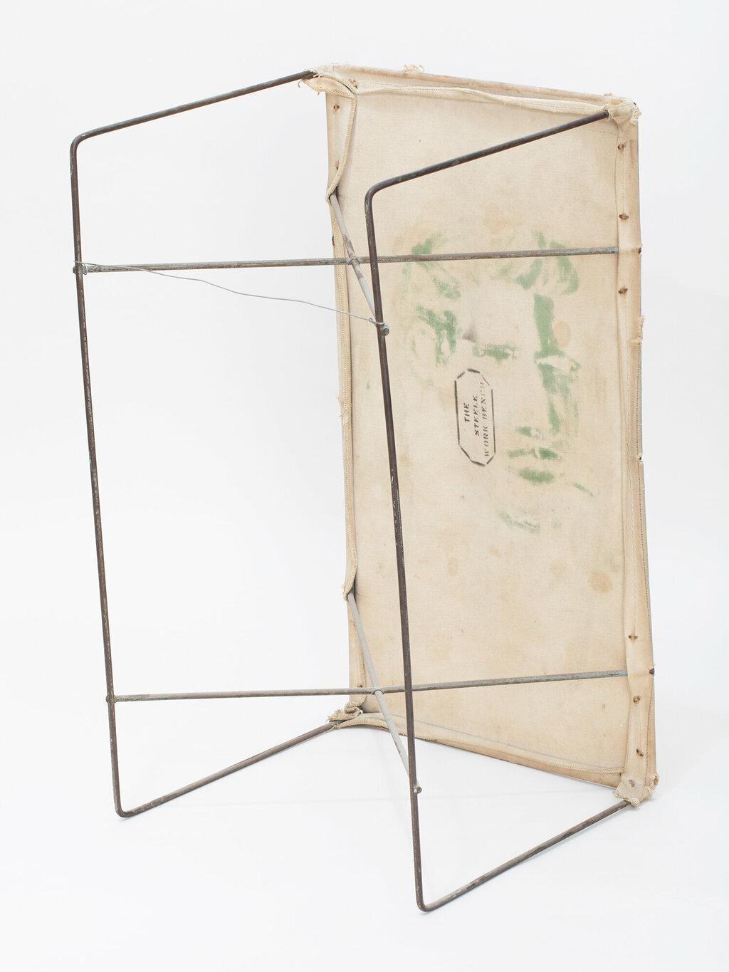 Robert Loughlin “Untitled” Canvas Painting on Metal Armature For Sale 1