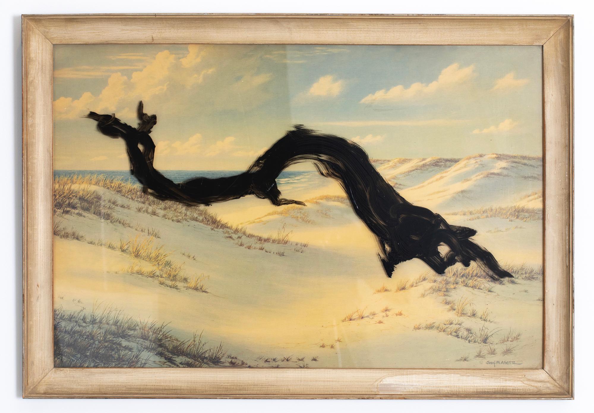 Dipingi su un quadro incorniciato e protetto da un vetro di Robert Loughlin, un pittore e leggenda dell'arte di New York. In evidenza nella mostra 