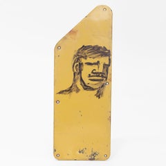 Robert Loughlin, dessin sans titre (panneau jaune)