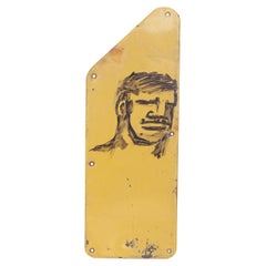 Robert Loughlin "Senza titolo (pannello giallo)" Disegno